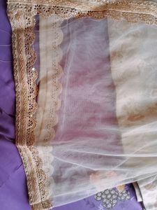 Lehenga With Net Full Sleeve Jacket And Blouse