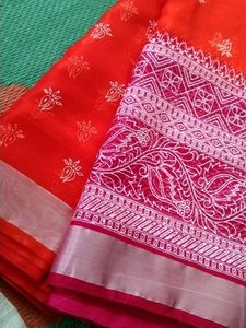 Beautiful Saree With Unique Colours