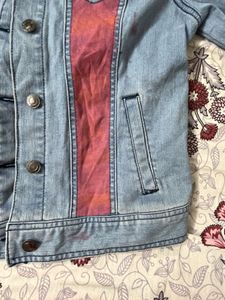 Beautiful Acrylic Work Denim Jacket !!!!