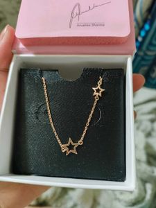 Giva Rose Gold Star Crossed Lovers Necklace