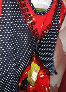 Red Coloured Frock For Girls