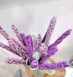 Crochet Lavender 💐 Flower
