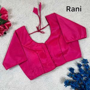 Elegant Pink Saree Blouse