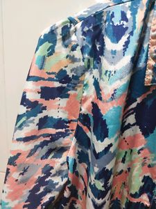 Multi Print Satin Shirt