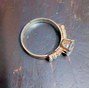 White Stone Ring