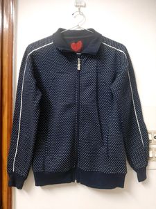 Navy Blue Full Sleeves Jacket