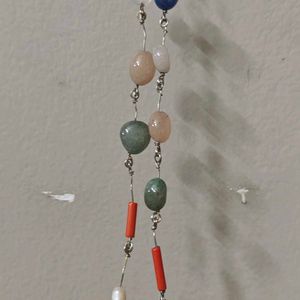 Long Navratan Necklace