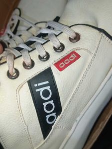 Stylish White &amp; Black Sneakers