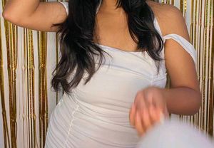 White Bodycon Mini Dress