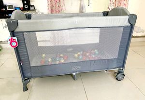 Babyhug My Space Playpen With Removable Mosquito Net
