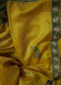Fancy Georgette Saree with designer Blouse