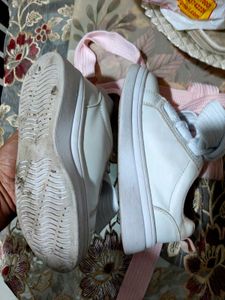 Girls White Shoes Japanese Brand