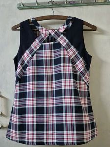 Checks Women Top.
