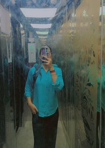 Blue Button-Down Shirt