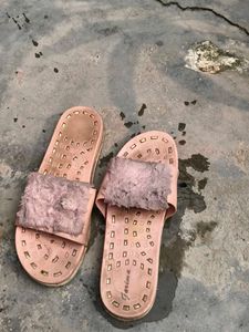 Fuzzy Slide Sandals