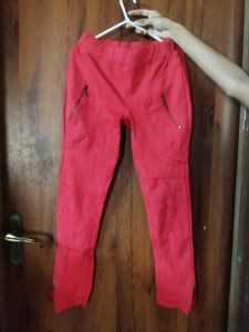 Bright Red Pants