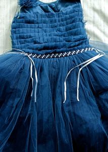 peacock blue Party Dress