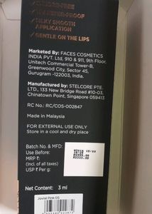 Faces Canada Lipstick 💄.