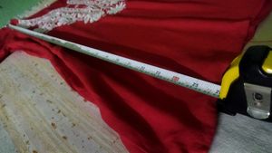 Red Embroidered Short Kurti