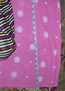 Pink Floral Maxi Dress