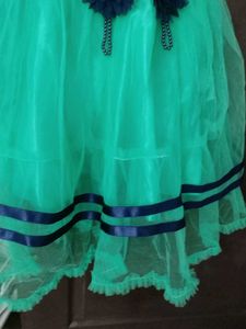 Cute Green Girls Dress