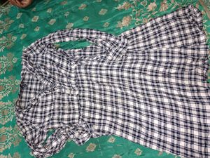 Black White Colour Kurti