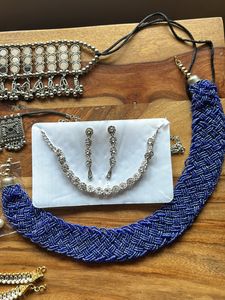 5 Necklace Combo+ 2 earrings set