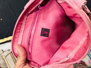 Vintage Y2K Playboy Pink Suede Bag