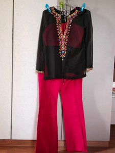 indowestern style choli pant n top co-ords