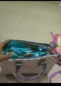 LV Inspired Checkered Tote Bag