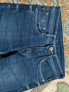 Denim Blue Colour Straight Fit Jeans