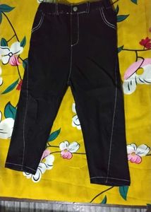 Boys Black Denim Pants