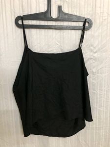 Black Sleevless Top