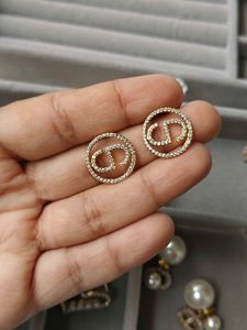 Dior Inspired Stud Earrings