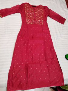 Beautiful Kurta😍 With Palazzo And Dupatta ✨