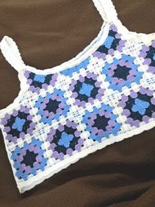 Crochet Knit Crop Top