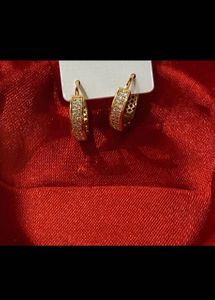 Gold Plated Hoop Earrings ⭐️