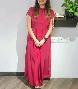 Maroon Maxi Dress