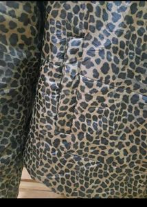Leopard Print Puffer Jacket