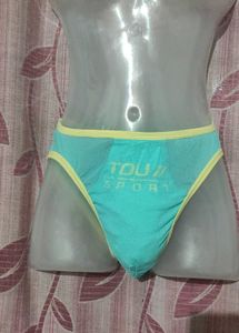 SO Teal Zebra Print Bikini Bottoms