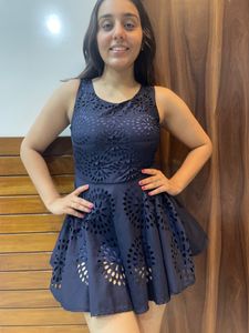 Navy Blue Short Dress