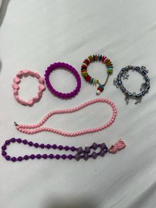Colorful Bracelet & Necklace Set