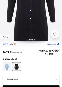 Vero Moda Black Shirt Dress