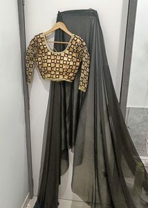 Elegant Saree And Blouse Set