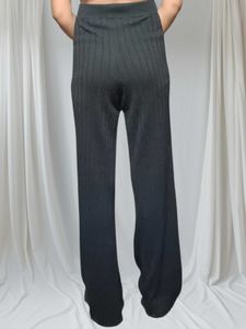 Ribbed Wide Leg Pants