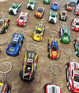 Pull Back Car Keychain