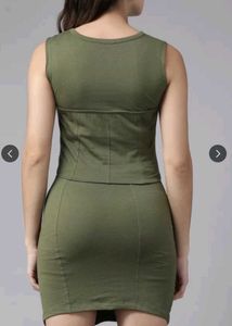 Olive Green Two-Piece Set