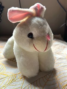 Cute White Bunny Plush Toy