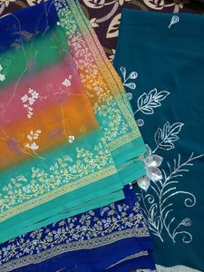 Combo Of 3 Georgette Saress