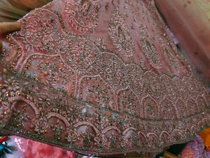 Very Beautiful 😍 Peach Colour Gown With Cancan